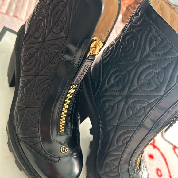 Gucci Shoes - Gucci Black Quilted Heeled Boots